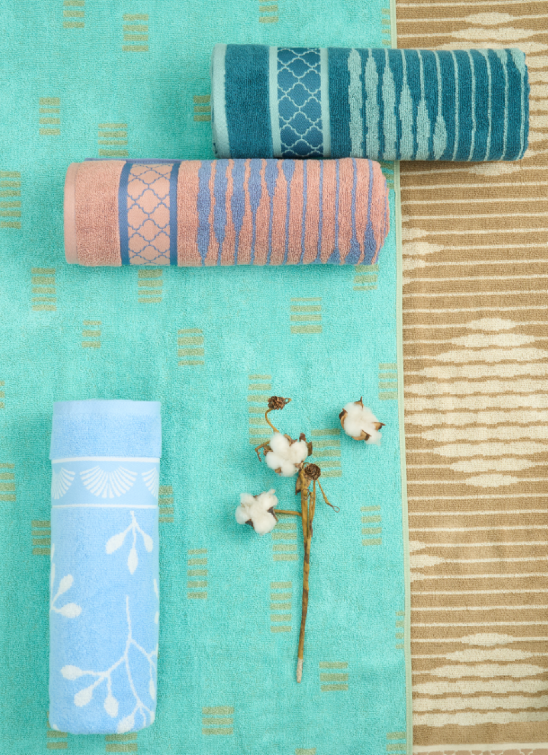 Turquoise best sale bath towels