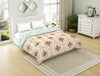 Ornate Beige 100% Cotton Shell Double Quilt / AC Comforter - Urban Organic By Spaces