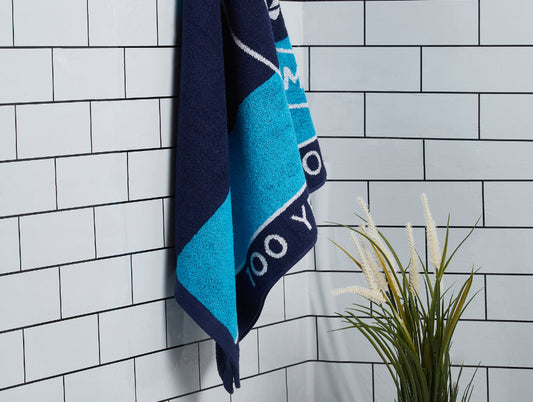 Wimbledon 2022 Bath Towel - 100% Cotton- Dark Blue