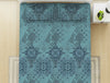 Floral Omphalodes - Light Blue 100% Cotton King Fitted Sheet - Patterna By Spaces