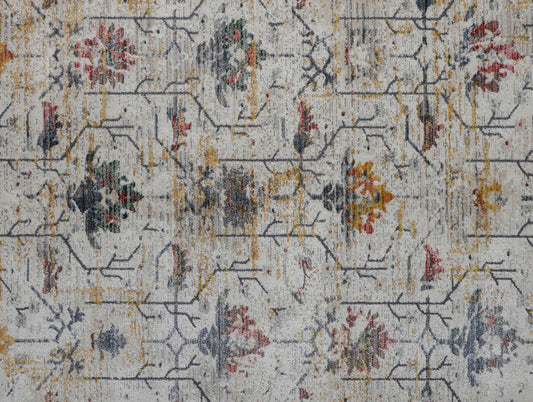 Yellow Multilayer Texture Polypropylene Woven Carpet - Nimbus By Spaces