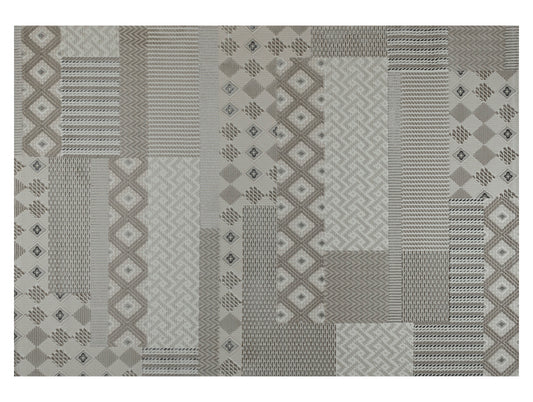Beige Multilayer Texture Polypropylene Woven Carpet - Eden By Spaces