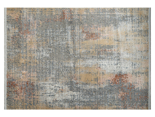 Beige Multilayer Texture Polypropylene Woven Carpet - Asterin By Spaces