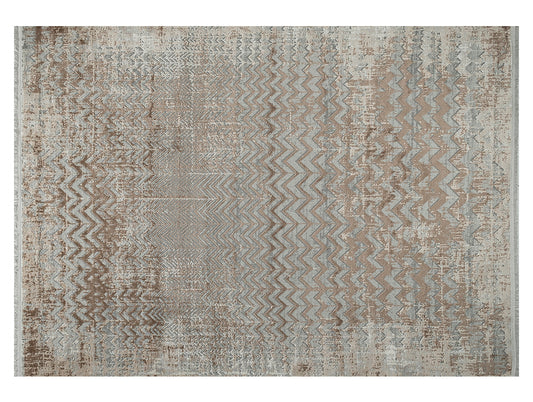 Brown Multilayer Texture Polypropylene Woven Carpet - Asterin By Spaces
