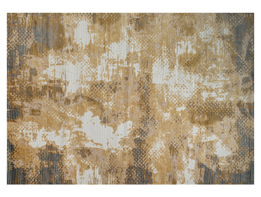 Beige Plush Feel Acrylic Woven Carpet - Grace By Spaces