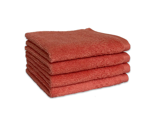 Swift Dry 100% Cotton Face Towel Set (4 Pcs)