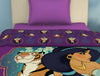 Disney Jasmine Dark Purple - Dark Violet 100% Cotton Shell Single Quilt / AC Comforter - By Spaces