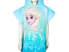 Disney Frozen Easy Care Teal 100% Cotton Poncho- By Spaces