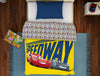 Disney Cars Yellow 100% Cotton Shell Single Quilt / AC Comforter - By Spaces