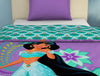 Disney Jasmine Lavender - Light Violet 100% Cotton Shell Single Quilt / AC Comforter - By Spaces