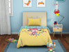 Disney Minnie Sunshine - Yellow 100% Cotton Shell Single Quilt / AC Comforter - By Spaces