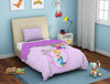 Disney Mixed Princess Lilac - Light Violet 100% Cotton Shell Single Quilt / AC Comforter - By Spaces