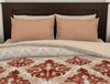Ornate Wheat - Beige 100% Cotton Shell Double Quilt / AC Comforter - Reagalis By Spaces