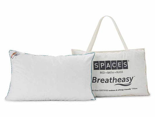 Solid White 100% Cotton Pillow - Breath Easy By Spaces