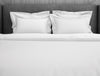Solid White 100% Cotton Double Duvet Cover - Hygro By Spaces