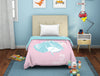 Character Pink 100% Cotton Single Dohar - Disney Cindrella By Spaces