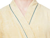 Desert/Teal-Light Brown 1 Piece 100% Cotton Bath Robe - Exotica By Spaces-1054798
