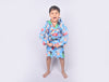 Marvel Avengers Easy Care Blue 100% Cotton Small Bath Robe - By Spaces