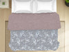 Floral Quick Silver - Grey 100% Cotton Shell Double Quilt / AC Comforter - Bonica By Spaces