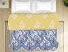 Floral Indigo - Dark Blue 100% Cotton Shell Double Quilt / AC Comforter - Bonica By Spaces