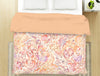Ornate Prairie Sunset - Light Coral 100% Cotton Shell Double Quilt / AC Comforter - Bohochic By Spaces