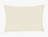 Solid Pearled Ivory-Light Yellow Cotton Rich Single Bedsheet - Raang By Welspun