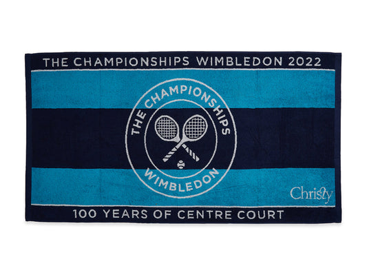Wimbledon 2022 Bath Towel - 100% Cotton- Dark Blue