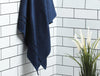 Midnight Blue 2 Piece 100% Cotton Towel Set - Edria By Spaces