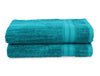 Deep Lavendar - Blue 2 Piece 100% Cotton Towel Set - Edria Plus By Spaces