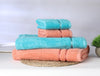 Ptit Fr/Pech Pk - Yellow 4 Piece 100% Cotton Towel Set - Edria By Spaces