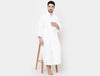 Welspun Hospitality 100% Cotton Bath Robe-White