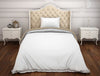 Solid White/Taupe 100% Cotton Shell Single Quilt / AC Comforter - Hygro By Spaces