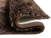Luxury Cushlon Drylon Foot Mats Small - Dark Brown