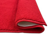 Anti Skid Red Drylon Small Bath Mat - Raang By Welspun