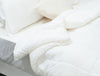 Solid White Microfiber Shell Double Quilt / AC Comforter - Silkysoy By Spaces