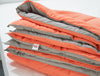 Solid Coral/Grey - Coral Microfiber Shell Double Quilt / AC Comforter - Silkysoy By Spaces