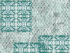 Ornate Teal Green Ornate Large Bedsheet - Anti Bacterial By Welspun