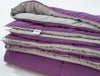 Solid Grape/Grey - Violet Microfiber Shell Single Quilt / AC Comforter - Silkysoy By Spaces