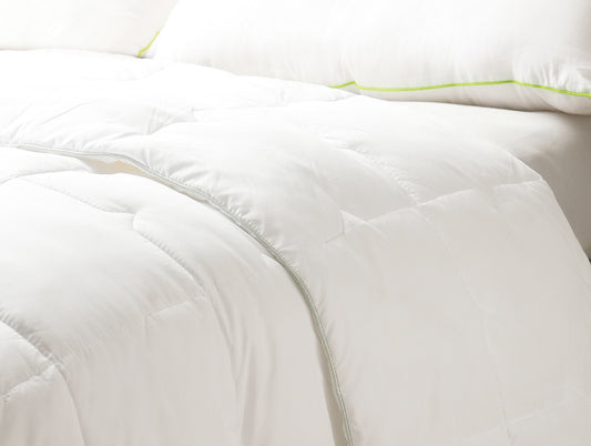 Solid White Polyester Single Quilt / AC Comforter - Ultra Down Like By Spaces