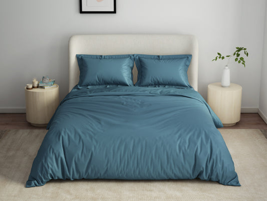 Solid Royal Blue Solid Fleece Blanket - Cushlon By Spaces