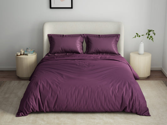 Solid Purple Solid Fleece Blanket - Cushlon By Spaces