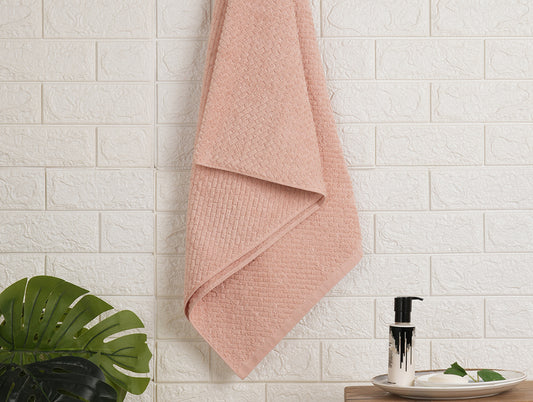 Rose Cloud - Blush 100% Cotton Bath Towel - Genesis By Spaces