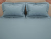 Solid Light Blue Solid Large Bedsheet - Eminence By Spaces