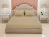 Solid Beige Solid Large Bedsheet - Eminence By Spaces