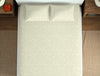 Floral Antique White - Cream 100% Cotton Large Bedsheet - Aurama Jacquard By Spaces-1064553