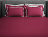 Solid Sangaria - Dark Violet Hygro Cotton Large Bedsheet - Hygro By Spaces