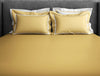 Solid Champagne Gold - Gold Hygro Cotton Large Bedsheet - Hygro By Spaces