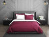 Solid Sangaria - Dark Violet Hygro Cotton Shell Double Quilt - Hygro By Spaces
