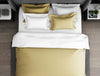 Solid Champagne Gold - Gold Hygro Cotton Shell Double Quilt / AC Comforter - Hygro By Spaces