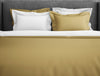 Solid Champagne Gold - Gold Hygro Cotton Shell Double Quilt / AC Comforter - Hygro By Spaces